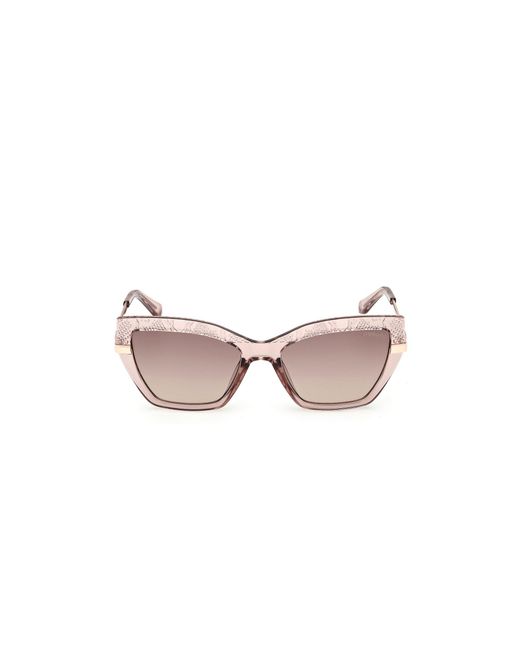 Guess Black Gu00216 57F Sunglasses Injected Squared Normal
