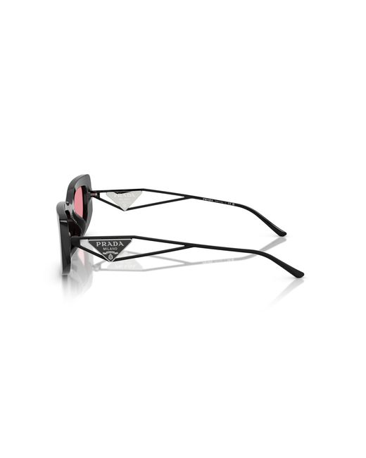Prada Black Pr 14Ys 1Ab30L Sunglasses Acetate Squared Normal