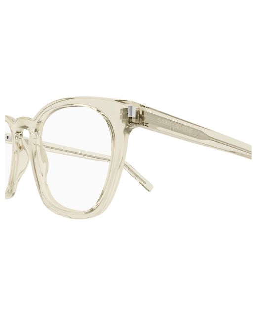 Saint Laurent Black Sl 28 Opt 014 Optical Frames Acetate Transparent Round
