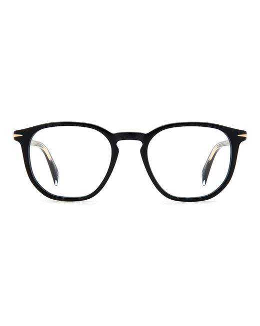 David Beckham Black Db 1106 807 Optical Frames Plastic Squared for men