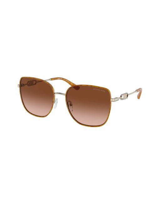 Michael Kors Black Mk1129J Empire Square 2 10143B Sunglasses Metal Squared Normal Shaded