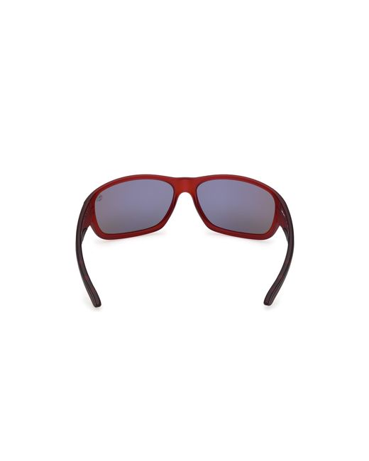 Timberland Black Tb00084 67D Sunglasses Injected Smoke Squared Polarized for men