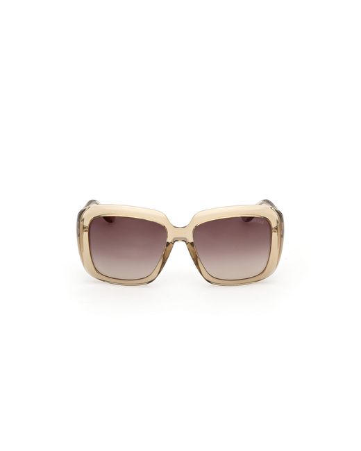 Guess Black Gu00288 59F Sunglasses Injected Squared Normal
