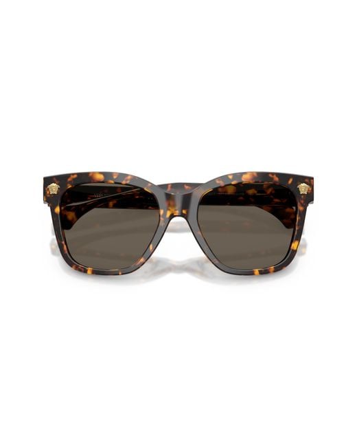 Versace Black Ve4511 5514/3 Sunglasses Acetate Squared Normal
