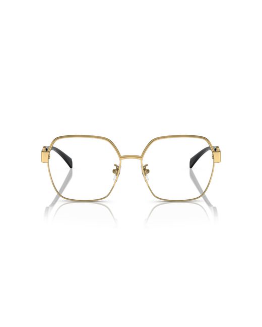 Versace Black Ve1291D 1002 Optical Frames Steel Squared Normal