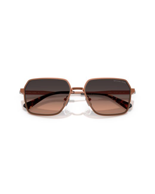 Michael Kors Black Mk1176 Dana Point 19000L Sunglasses Metal Squared Normal Shaded for men