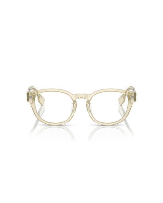 Burberry Black Be2382D Aubrey 3852 Optical Frames Acetate Transparent Round Normal for men