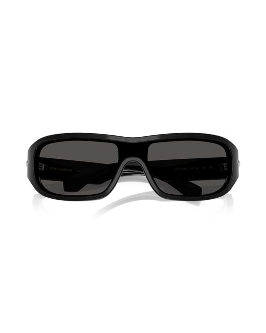 Dolce & Gabbana Black Dg4486 501/87 Sunglasses Acetate Squared Normal for men