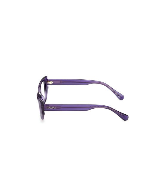 MAX&Co. Black Mo5207 081 Optical Frames Injected Geometric Normal
