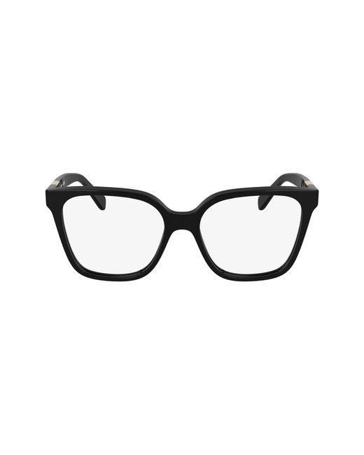 Longchamp Black Lo2765 001 Optical Frames Acetate Squared Normal