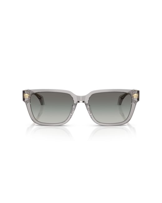 Versace Black Ve4513D 593/11 Sunglasses Acetate Squared Normal Nuanced for men