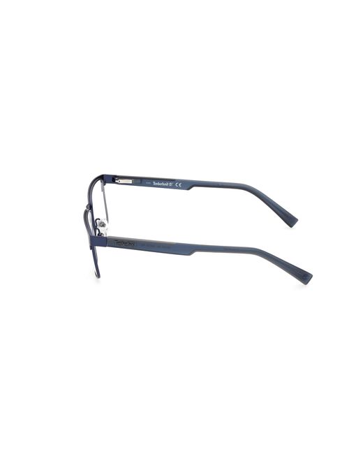Timberland Black Tb1721 091 Optical Frames Metal Squared Normal for men