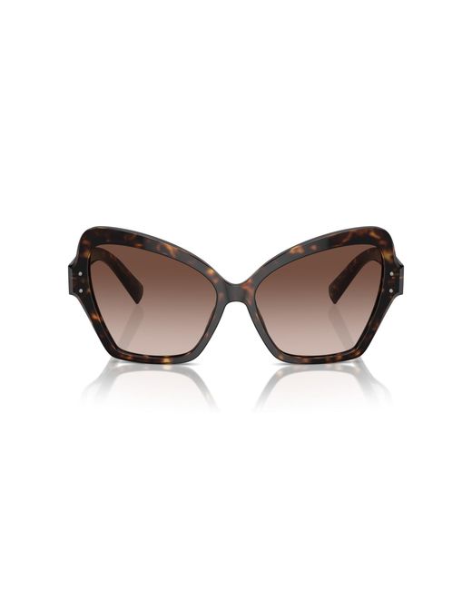 Dolce & Gabbana Black Dg4463 502/13 Sunglasses Acetate Butterfly Normal Shaded