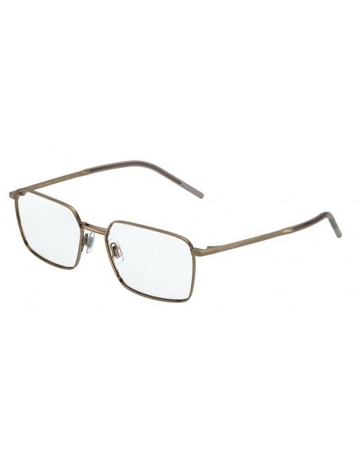 Dolce & Gabbana Black Dg1328 1335 Optical Frames Metal Squared for men