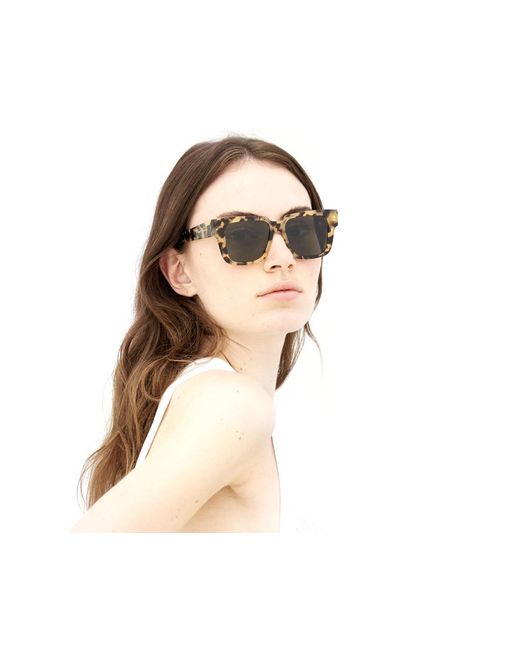 Agent Provocateur Black M8W Debie Tortoise Outlet Sunglasses Acetate Squared Normal