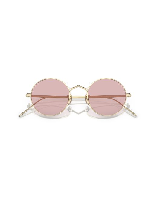 Oliver Peoples Black Ov1293St G. Ponti-3 50354Q Sunglasses Titanium Round Photochromic