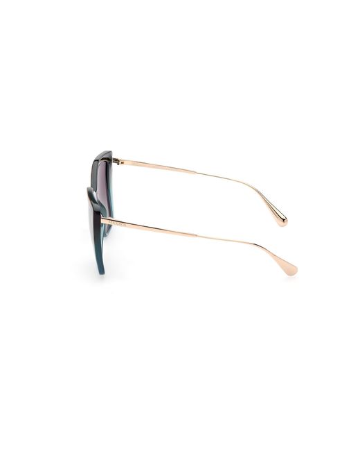 MAX&Co. Black Mo0065 56N Sunglasses Injected Geometric Normal