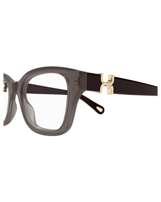 Chloé Black Ch0305O 007 Optical Frames Acetate Transparent Squared