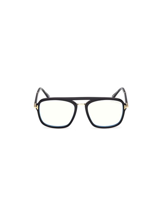 Tom Ford Black Ft6086-B 052 Optical Frames Acetate Squared Normal for men