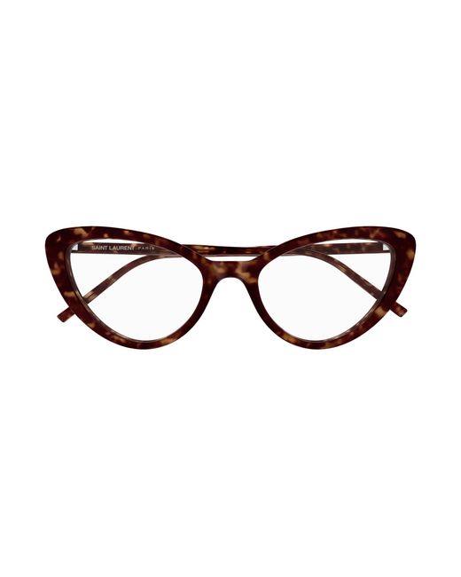 Saint Laurent Black Sl 777 002 Optical Frames Acetate Transparent Cat Eye