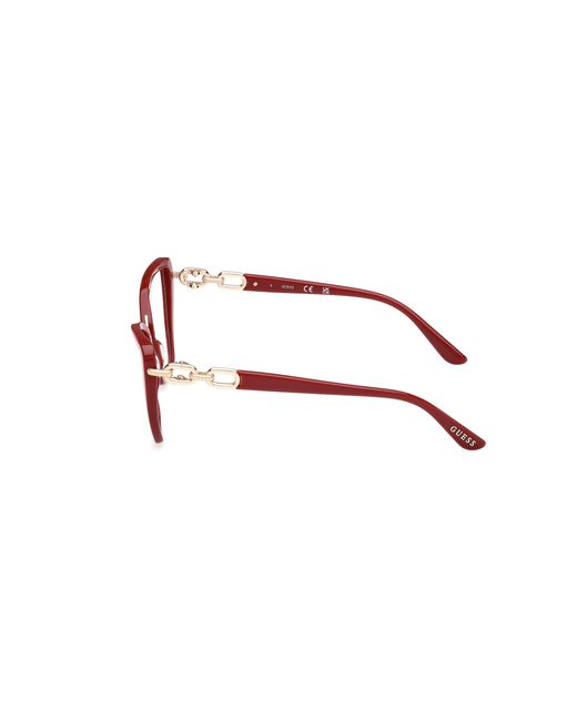 Guess Black Gu50180 066 Optical Frames Acetate Cat Eye Normal