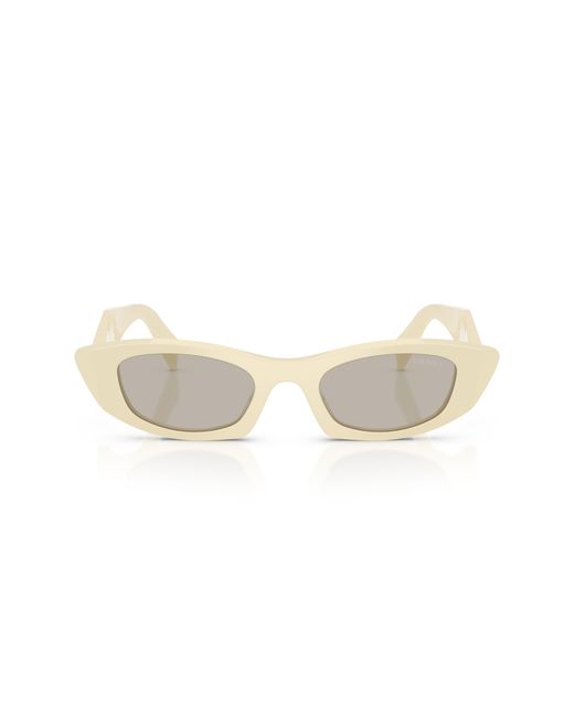 Prada Black Pr B16S 21D5J2 Sunglasses Acetate Round Normal
