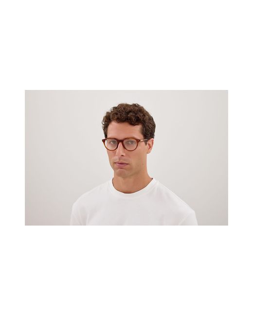 Gucci Black Gg2083O 004 Optical Frames Acetate Transparent Round for men