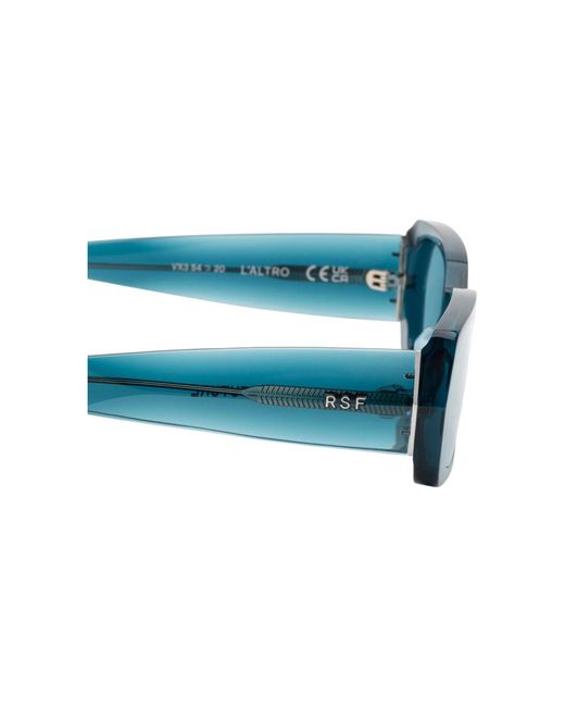 Retrosuperfuture Blue Vx3 L'Altro Sunglasses Acetate Light Squared Normal