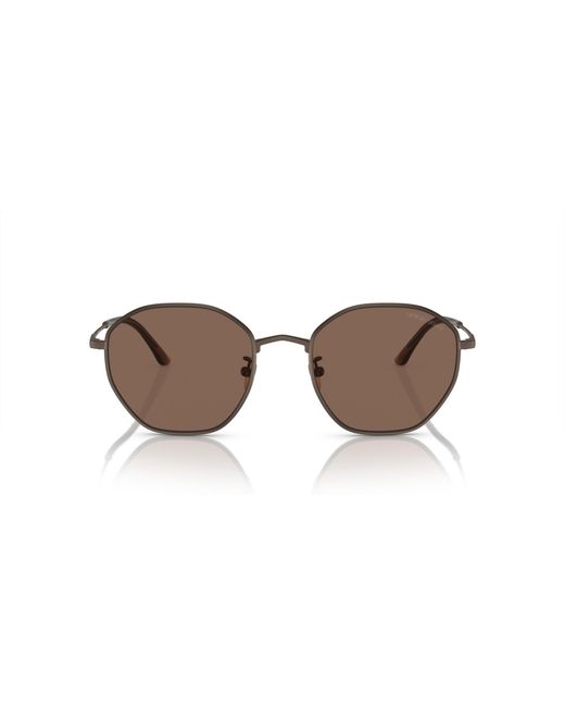 Giorgio Armani Black Ar6150 300673 Sunglasses Metal Squared Normal for men