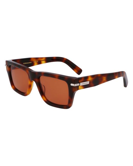 Ferragamo Black Sf2033S 240 Sunglasses Acetate Squared Normal for men