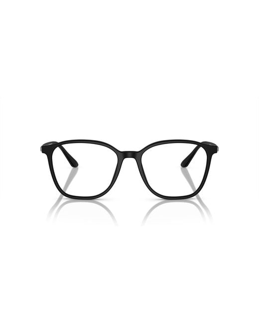 Giorgio Armani Black Ar7236 5042 Optical Frames Acetate Transparent Squared Normal for men