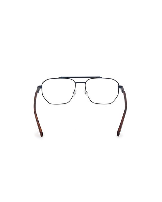 Timberland Black Tb50049 091 Optical Frames Metal Squared Normal for men