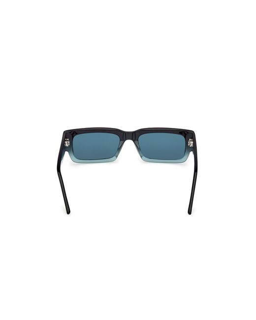 Gcds Blue Gd0068 89N Sunglasses Acetate Squared Normal