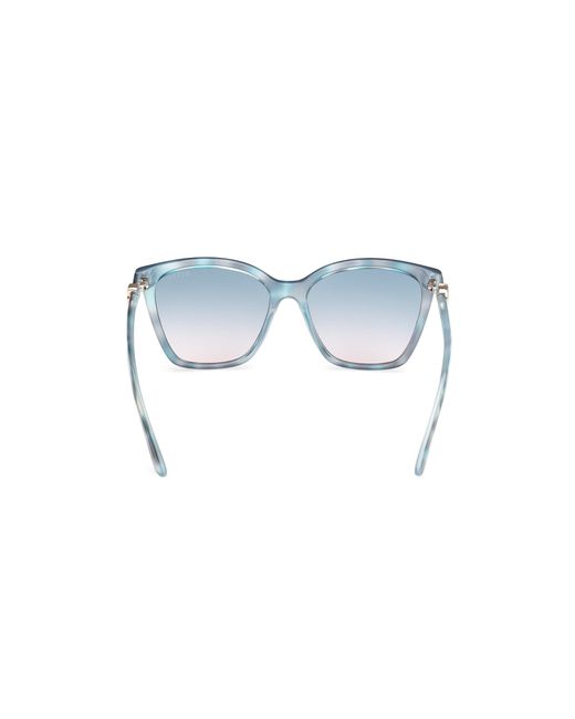 Guess Black Gu00191 86W Sunglasses Injected Squared Normal