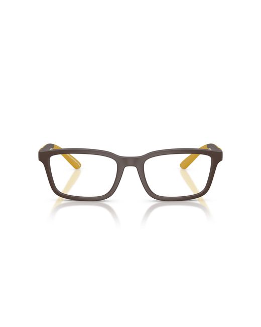 Emporio Armani Black Ea3259 6258 Optical Frames Injected Squared Normal for men