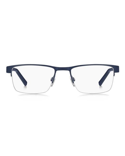 Tommy Hilfiger Black Th 1996 003 Optical Frames Steel Squared for men