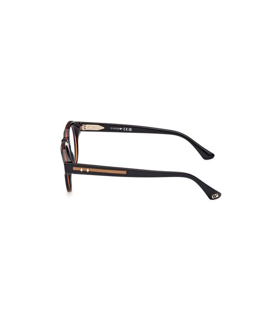 Web Black We5421 001 Optical Frames Acetate Round Normal
