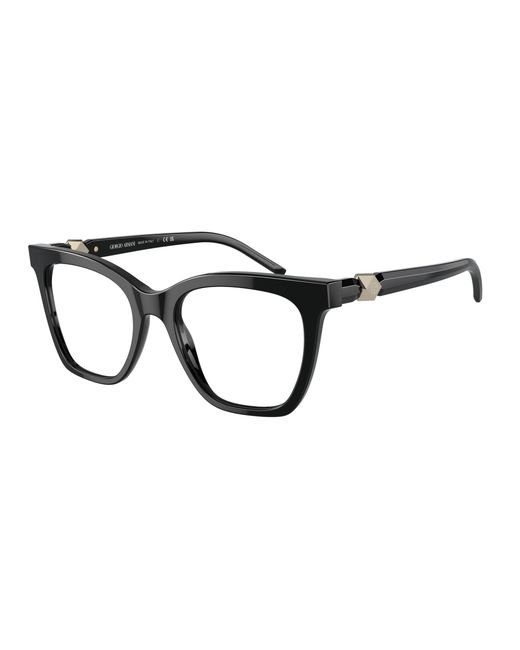 Giorgio Armani Black Ar7238 5001 Optical Frames Acetate Transparent Cat Eye Normal