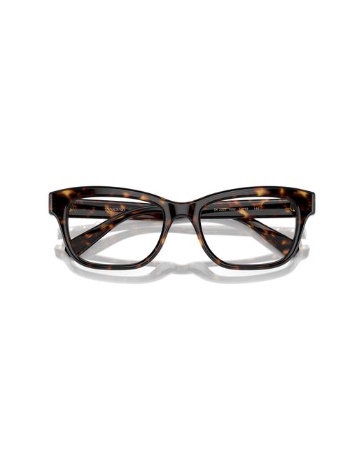 Swarovski Black Sk2022 1002 Optical Frames Acetate Pillow Normal