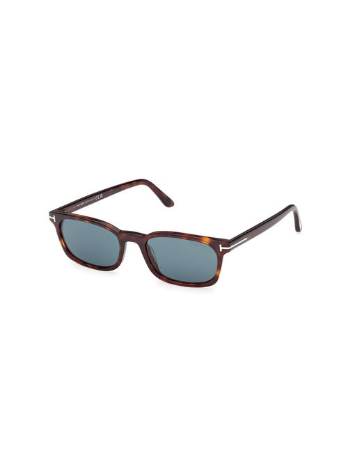 Tom Ford Black Ft1300 Miles-02 54V Sunglasses Acetate Squared Normal for men