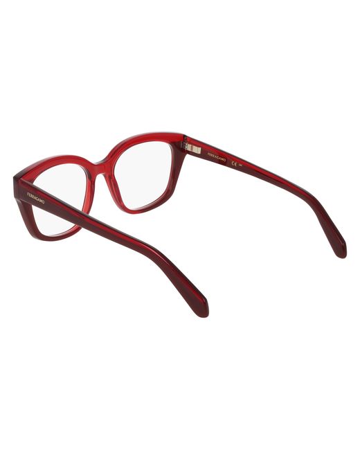 Ferragamo Black Sf3023 613 Optical Frames Acetate Squared Normal