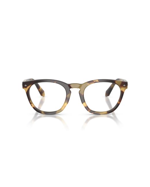 Giorgio Armani Black Ar7284 6301 Optical Frames Acetate Round Normal for men