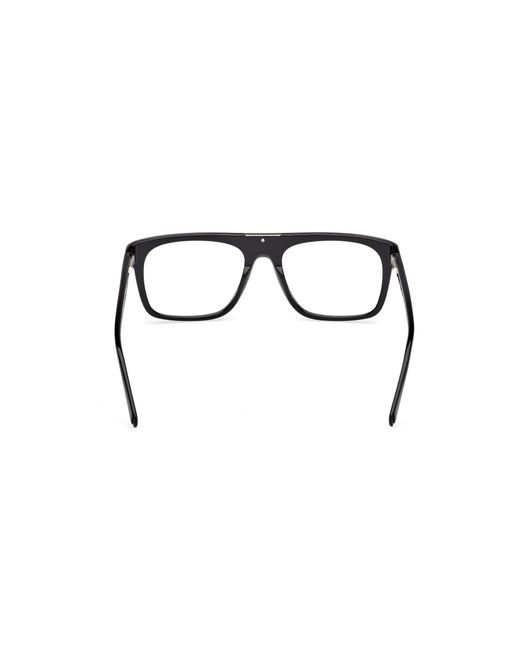 Guess Black Gu50328 001 Optical Frames Acetate Squared Normal for men