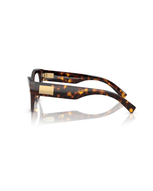 Dolce & Gabbana Black Dg3403 502 Optical Frames Acetate Transparent Cat Eye Normal