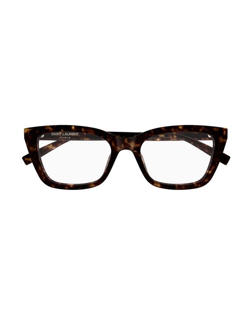 Saint Laurent Black Sl 911 002 Optical Frames Acetate Transparent Cat Eye