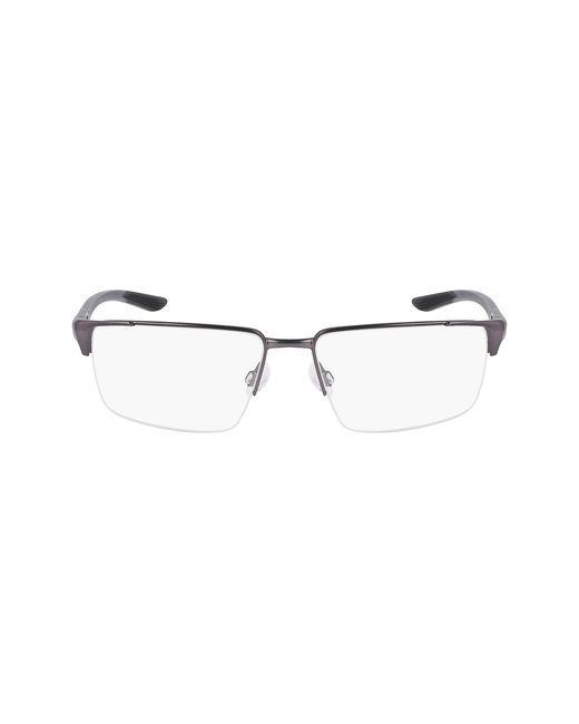 Nike Black 8054 070 Optical Frames Metal Squared Normal Normal for men