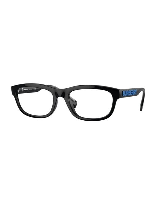 Burberry Black Be2385U 3001 Optical Frames Injected Transparent Geometric Normal for men