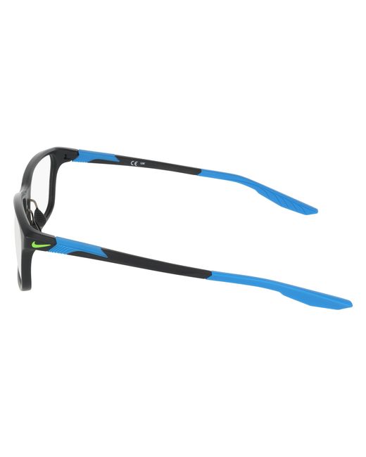 Nike Black 7405 033 Optical Frames Bio-Injected Squared Normal for men