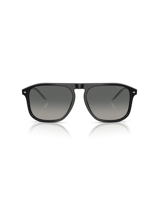 Giorgio Armani Black Ar8212 587571 Sunglasses Acetate Squared Normal Shaded for men