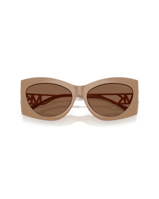 Michael Kors Black Mk2235U Navarra 355573 Sunglasses Injected Geometric Normal
